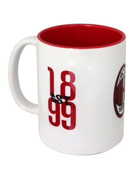 Tazza mug ceramica interno rosso AC Milan 1899