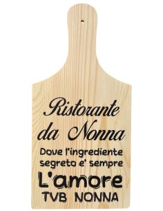 Tagliere in bambu' Cm. 28x14 - Ristorante da Nonna