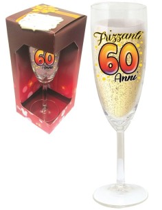 Calice Flute Vetro - 60 Anni