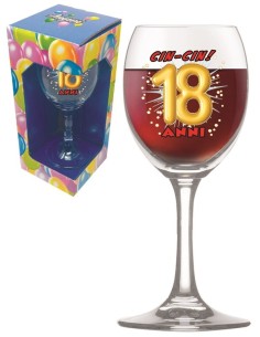 Calice Vino Vetro - 18 Anni