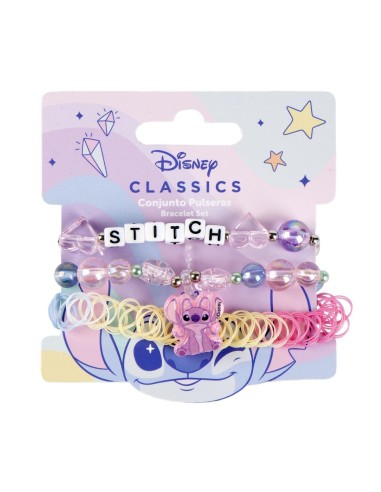 Set 3 braccialetti assortiti - Stitch