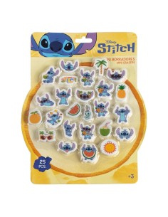 Blister 25 gommine sagomate - Stitch
