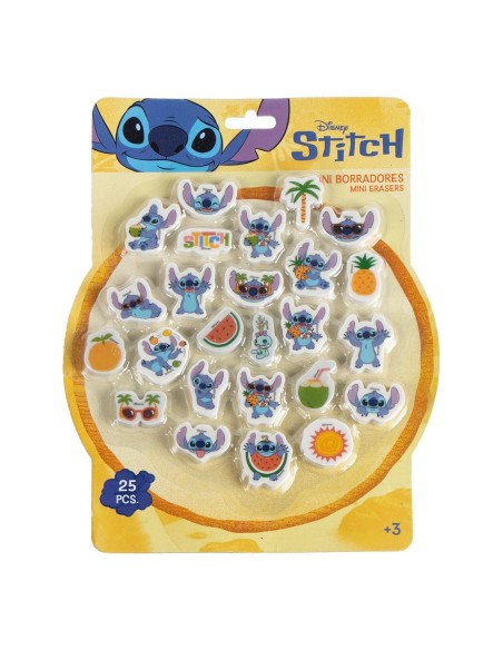 Blister 25 gommine sagomate - Stitch