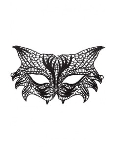 Maschera gatto in tessuto macrame' 2