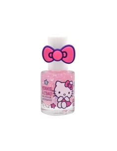 Smalto glitterato con anello - Hello Kitty