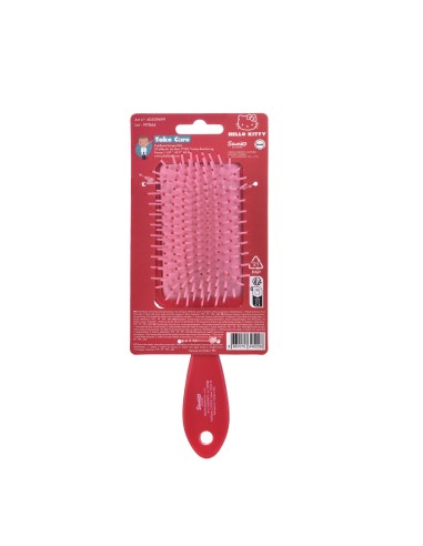 Spazzola per capelli con placca gommata - Hello Kitty