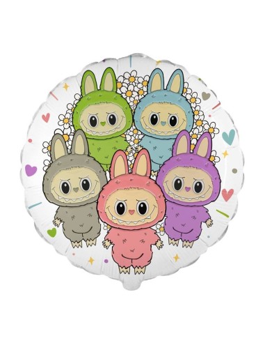 Palloncino mylar 18" Cm. 45 - Angry Bunny