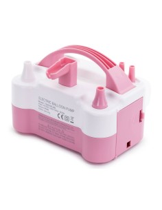 Gonfiatore elettrico doppia uscita rosa