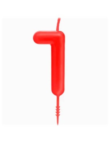 Candelina per torte Cm. 6 - Numero Rosso - Nr. 1