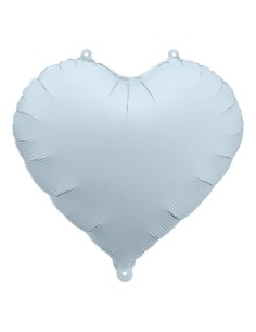 Palloncino mylar 18" Cm. 45 - Cuore - Misty Blue matt