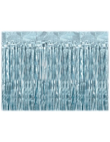 Tenda decorativa metallizzata Cm. 200x100 - Blue