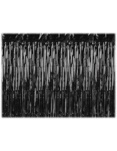 Tenda decorativa metallizzata Cm. 200x100 - Black