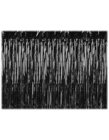 Tenda decorativa metallizzata Cm. 200x100 - Black