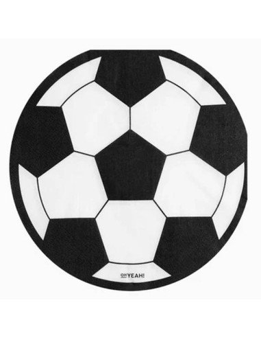 Tovagliolo a forma di pallone rotondo Cm. 33x33 - Cf. 20 pezzi