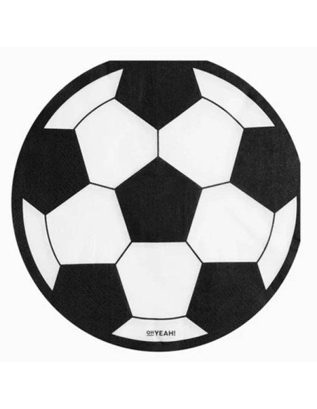 Tovagliolo a forma di pallone rotondo Cm. 33x33 - Cf. 20 pezzi