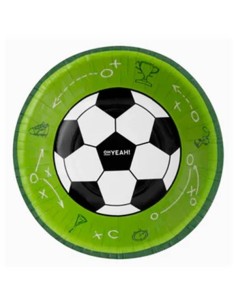Piatto fondo scodella 350cc - Pallone calcio - Cf. 6 pezzi