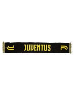 Sciarpa jacquard in acrilico - FC Juventus logo giallo
