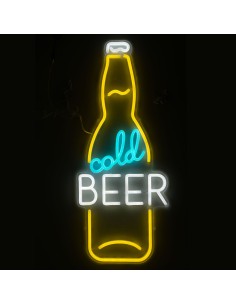 Lampada neon led light "Cold Beer" Cm. 60x25