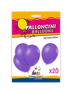 Palloncino Tinta Unita 9" Cm.25 Lavanda - 20 Pezzi