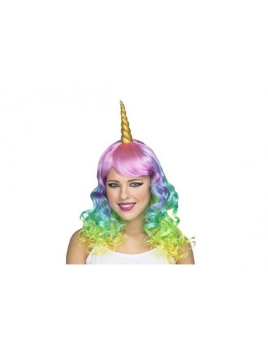 Parrucca Unicorno con corno