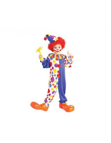 Costume completo "Clown" - Tg. 3/4 Anni