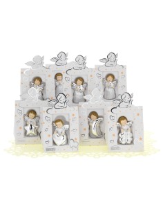 Angioletto portafortuna argentato in confezione regalo - Expokit 16 pezzi assortiti 2
