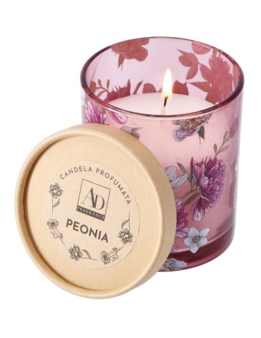 Candela in vaso vetro profumata cm. 9x10 - Fragranze assortiti
