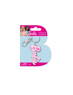 Portachiavi in metallo con strass - Barbie