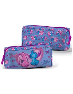 Pochette rettangolare in tessuto Cm. 21x8x5 - Stitch
