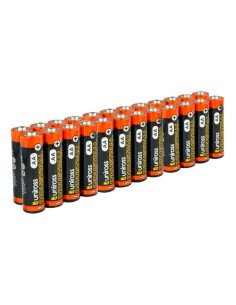 Blister 24 batterie alcaline Stilo AA Uniross Industrial – 3 cf. x 8 pezzi 2