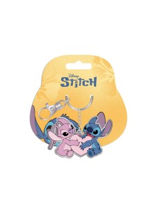Portachiavi in metallo - Stitch & Angel