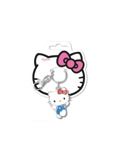 Portachiavi in metallo con strass - Hello Kitty