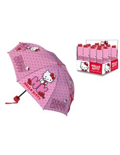 Ombrello richiudibile pieghevole 52/8 - Hello Kitty