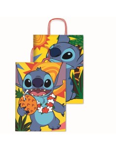 Busta regalo con cordoncino Walt Disney "Stitch" - Cm. 36x12x46