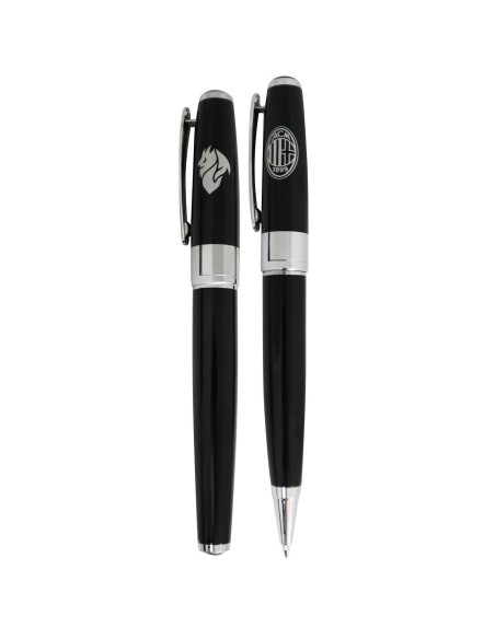 Set penna roller e penna sfera in astuccio regalo - AC Milan