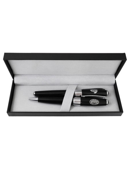 Set penna roller e penna sfera in astuccio regalo - AC Milan