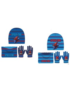 Set invernale 3 pezzi (Cappello + Guanti + Scaldacollo) - Spiderman