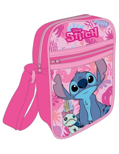 Borsetta tracollina con zip Cm. 21x16x6 - Stitch Girl