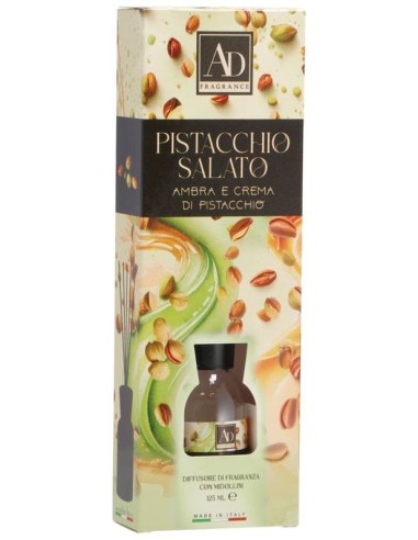 Diffusore essenze 125 ML con midollini - Pistacchio salato