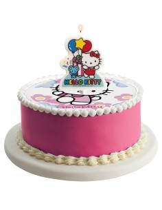 Candelina per torta 2D Cm. 7,5 - Hello Kitty 2