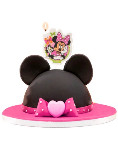 Candelina per torta 2D Cm. 7,5 - Minnie