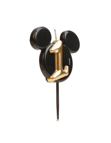 Candelina per torta sagomata orecchie Mickey/Minnie – Numero 1