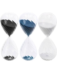 Clessidra in vetro «Color» - 45 minuti - Cm. 9x25 – Modelli assortiti