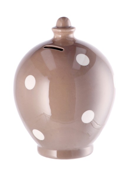 Salvadanaio ceramica classico colorato Cm. 12x15 – Modelli assortiti