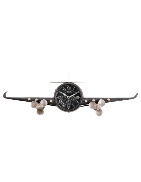 Orologio aereo in metallo Cm. 57x18x7 - Modelli assortiti