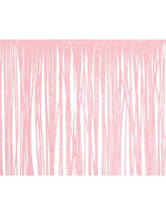 Tenda decorativa sfrangiata Cm. 100x200 - Rosa baby 2