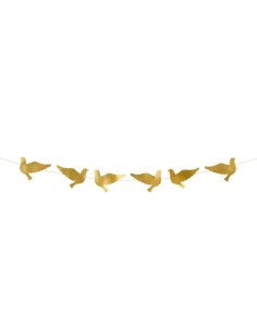 Festone ghirlanda "Doves gold" Cm. 112
