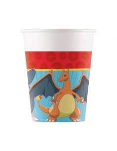 Bicchiere carta 200 ML - Cf. 8 pezzi - Pokemon