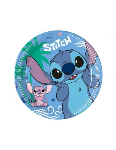 Piatti carta Cm. 20 - Cf. 8 pezzi - Stitch