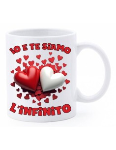 Tazza mug ceramica in scatola - Io e te siamo l'infinito